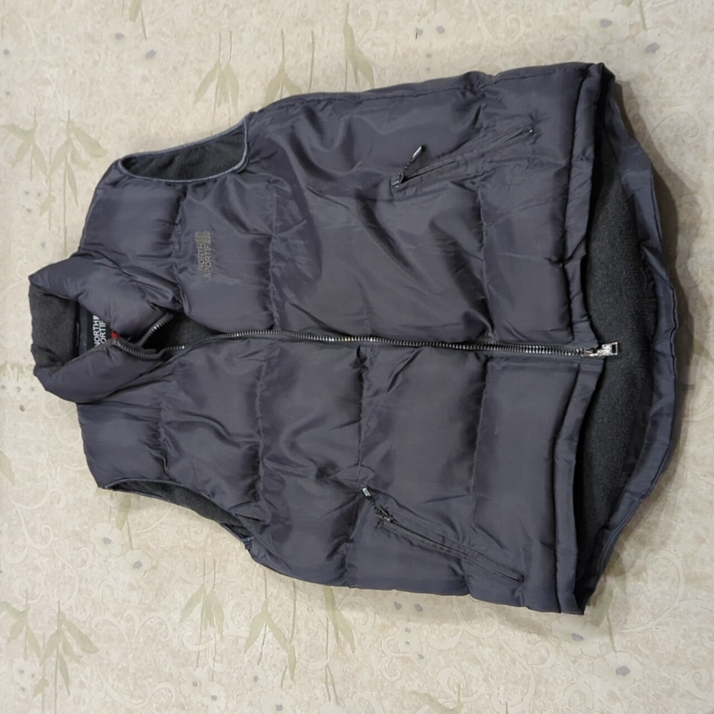 Men's North Sportif USA Quilted Insulated Vest Grey Size L